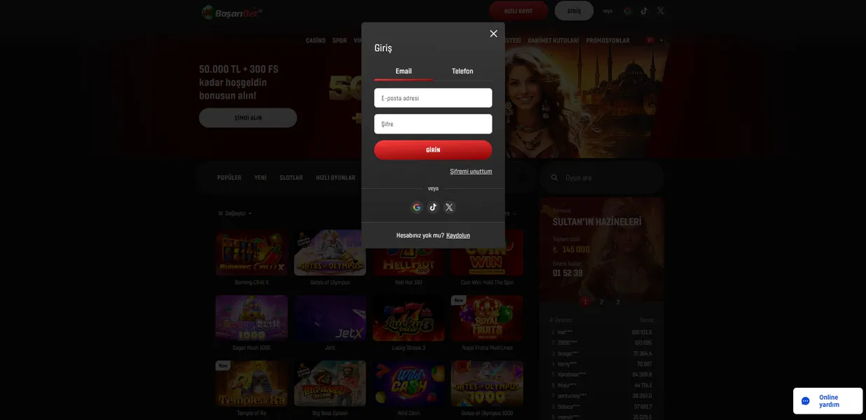 Hesap ve Güvenlik İşlemleri